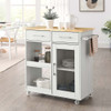 Modway Culinary Kitchen Cart With Towel Bar - EEI-6275