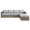Modway Convene Outdoor Patio Outdoor Patio Sectional Sofa and Ottoman Set - EEI-6332