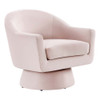 Modway Astral Performance Velvet Fabric and Wood Swivel Chair - EEI-6360