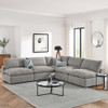 Modway Commix Down Filled Overstuffed Boucle Fabric 5-Piece Sectional Sofa - EEI-6367