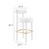 Modway Toulouse Performance Velvet Bar Stool - EEI-6386