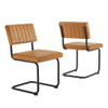 Modway Parity Vegan Leather Dining Side Chairs - Set of 2 - EEI-6470