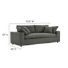 Modway Commix Down Filled Overstuffed Sectional Sofa - EEI-6510