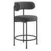 Modway Albie Boucle Fabric Counter Stools - Set of 2 - EEI-6518