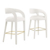 Modway Pinnacle Performance Velvet Bar Stool Set of Two - EEI-6569