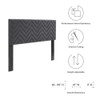 Modway Mercy Chevron Tufted Performance Velvet King/California King Headboard - MOD-6660