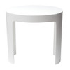 ALFI White Matte Solid Surface Resin Bathroom/Shower Stool ABST66