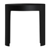 ALFI Black Matte Solid Surface Resin Bathroom/Shower Stool ABST66BM