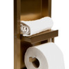 ALFI Brushed Gold PVD Stainless Steel Recessed Toilet Paper Holder Niche ABTPNP88-BG