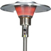 Home Roots 40000 BTU Silver Steel Propane Cylindrical Pole Standing Patio Heater - 480585