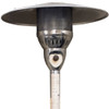 Home Roots 41000 BTU Silver Steel Natural Gas Cylindrical Pole Standing Patio Heater - 480578