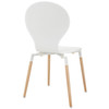 Modway Path Dining Chair Set of 2 EEI-1368-WHI White