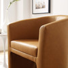 Modway Divulge Armchair and Ottoman EEI-1407-TAN Tan