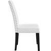 Modway Parcel Dining Faux Leather Side Chair EEI-1491-WHI White