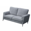 Lilola Home Jackson Gray Fabric Sofa Loveseat Chair Living Room Set - 83004-SLC 
