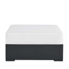 Modway Tahoe Outdoor Patio Powder-Coated Aluminum Ottoman EEI-6627  18