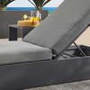 Modway Tahoe Outdoor Patio Powder-Coated Aluminum Chaise Lounge Chair EEI-6634  19