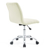 Modway Ripple Armless Mid Back Vinyl Office Chair EEI-1532-WHI White