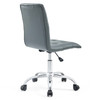 Modway Prim Armless Mid Back Office Chair EEI-1533-GRY Gray