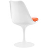 Modway Lippa Dining Vinyl Side Chair EEI-1594-ORA Orange