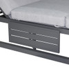 Deko Living Outdoor Gray Rectangular Patio Daybed|||| - COP30504DGRY