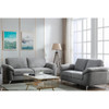 Lilola Home Villanelle Light Gray Linen Sofa Loveseat Living Room Set - 89732-SL
