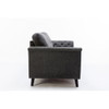 Lilola Home Stanton Dark Gray Linen Sofa with Tufted Arms - 89730-S  2