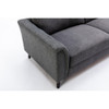 Lilola Home Stanton Dark Gray Linen Sofa Loveseat Chair Living Room Set - 89730-SLC  4