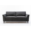 Lilola Home Stanton Dark Gray Linen Sofa Loveseat Living Room Set - 89730-SL  3