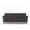 Lilola Home Stanton Dark Gray Linen Sofa Loveseat Living Room Set - 89730-SL  5