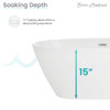 Manoir 60" Freestanding Bathtub SM-FB560