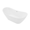 Ivy 60" Double Slipper Freestanding Bathtub SM-FB562