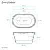 Claire 48" Freestanding Bathtub SM-FB550