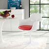 Modway Lippa Dining Vinyl Armchair EEI-1595-RED Red