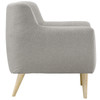 Modway Remark Upholstered Fabric Armchair EEI-1631-LGR Light Gray