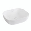 Whitehaus Isabella Plus Collection Rectangular Above Mount Basin With Center Drain - WH71302