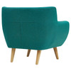 Modway Remark Upholstered Fabric Armchair EEI-1631-TEA Teal