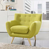 Modway Remark Upholstered Fabric Armchair EEI-1631-WHE Wheatgrass