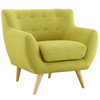 Modway Remark Upholstered Fabric Armchair EEI-1631-WHE Wheatgrass