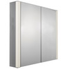 Whitehaus Musichaus Double Mirrored Door Medicine Cabinet - WHFEL8069-S