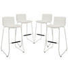 Modway Dive Bar Stool Set of 4 EEI-1687-WHI White