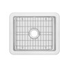 Whitehaus Undermount/Drop-In Fireclay Kitchen Sinks, Stainless Steel Grid Included - WHUF2418