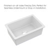 Whitehaus Undermount/Drop-In Fireclay Kitchen Sinks, Stainless Steel Grid Included - WHUF2819