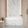 Voltaire 54" x 30" Acrylic Glossy White, Alcove, Integral Right-Hand Drain, SM-AB563 Bathtub 