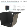 Voltaire 48" x 32" Right-Hand Drain Alcove Bathtub in Matte Black SM-DB562MB