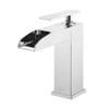 Concorde Single Hole, Single-Handle, Waterfall Bathroom Faucet in Chrome SM-BF50C