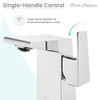 Carre Single Hole, Single-Handle, Bathroom Faucet in Chrome SM-BF30C