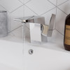 Carre Single Hole, Single-Handle, Bathroom Faucet in Chrome SM-BF30C