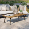 Modway Meadow Outdoor Patio Teak Wood Coffee Table - EEI-4992-NAT-TAU
