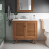 Modway Birdie 36" Teak Wood Bathroom Vanity Cabinet (Sink Basin Not Included) - EEI-5087-NAT